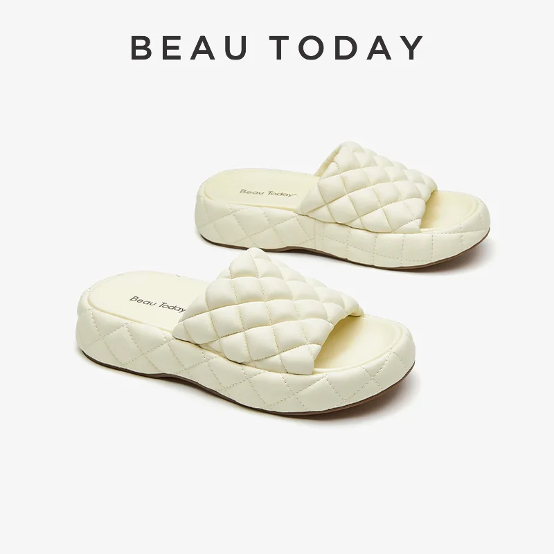 BEAUTODAY Simple Slippers Women Genuine Leather Solid Colors Thick Sole Comfortable Soft Summer 2023 Ladies Shoes Handmade 36289
BEAUTODAY Simple Slippers Women Genuine Leather Solid Colors Thick Sole Comfortable Soft Summer 2023 Ladies Shoes Handmade 36289