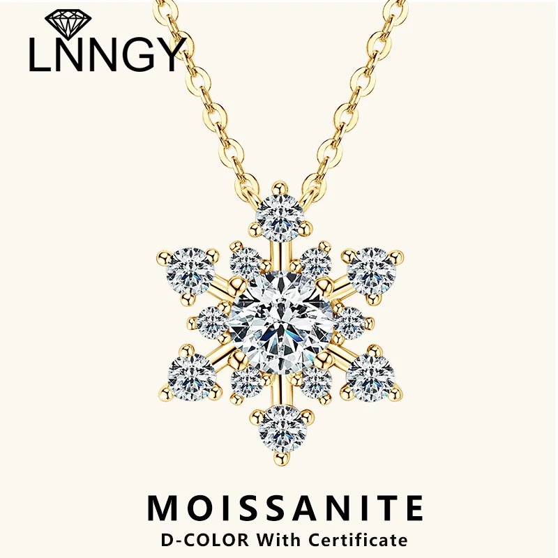 Lnngy Bling 6,5 мм, 3 мм и 2 мм, муассанитовое ожерелье, стерлинговое серебро 925 пробы, подвеска в виде снежинки, ожерелья для женщин, рождественские украшения, подарок
Lnngy Bling 6,5 мм, 3 мм и 2 мм, муассанитовое ожерелье, стерлинговое серебро 925 пробы, подвеска в виде снежинки, ожерелья для женщин, рождественские украшения, подарок