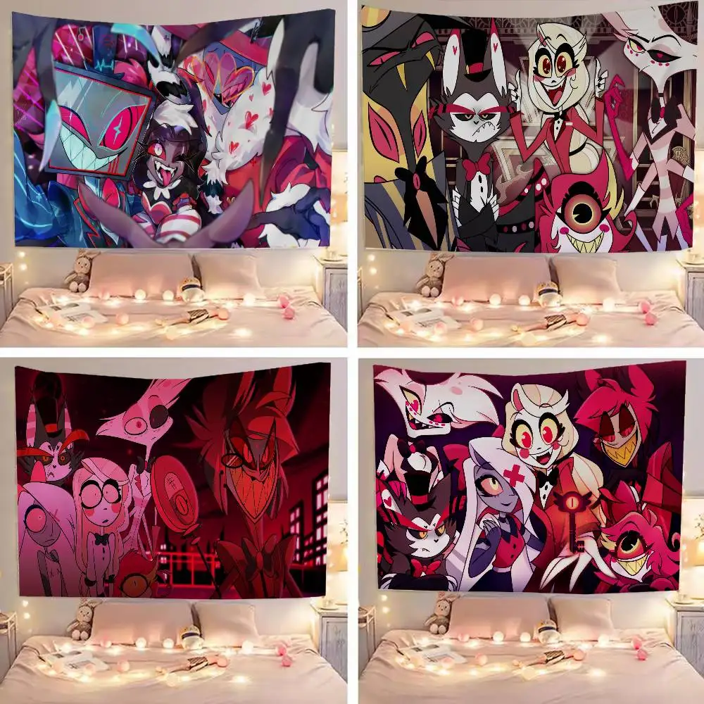 HazbinS H-Hotels Anime Tapestry Hanging Tarot Hippie Wall Rugs Dorm Home Decor
HazbinS H-Hotels Anime Tapestry Hanging Tarot Hippie Wall Rugs Dorm Home Decor