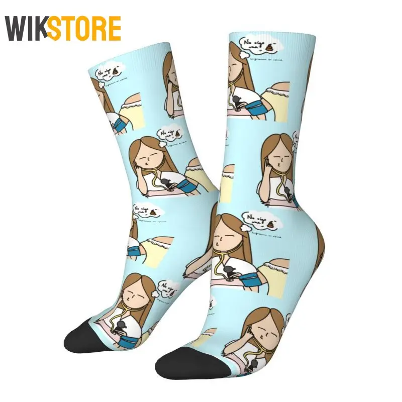 Cool Enfermera En Apuros Doctor Nurse Medical Socks for Men Women Male Stretchy Summer Autumn Winter Breathable Crew Sock
Cool Enfermera En Apuros Doctor Nurse Medical Socks for Men Women Male Stretchy Summer Autumn Winter Breathable Crew Sock