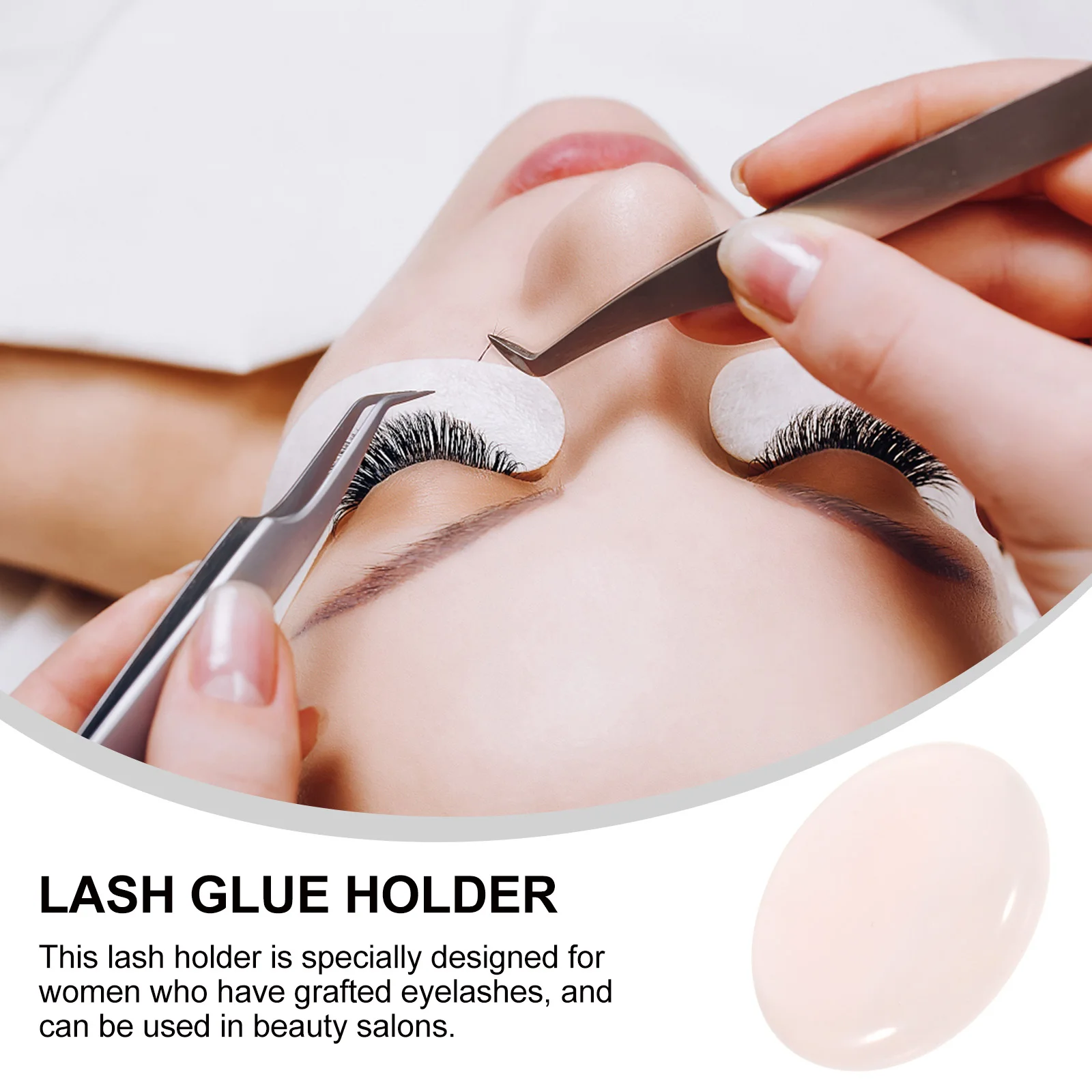 Jade Eyelash Glue Holder Small Lightweight Lash Tool for False Lashes Salon Use Reusable Eyelash Extension Pallet Organizer
Jade Eyelash Glue Holder Small Lightweight Lash Tool for False Lashes Salon Use Reusable Eyelash Extension Pallet Organizer