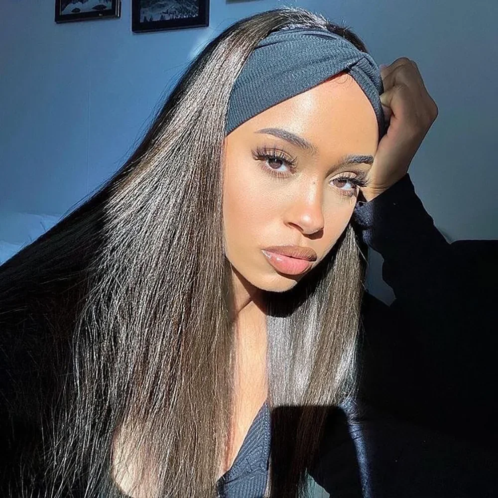 230 Density Wear And Go Glueless Wigs Human Hair Straight HeadBand Wigs No Glue Ice Silk Headband Wig
230 Density Wear And Go Glueless Wigs Human Hair Straight HeadBand Wigs No Glue Ice Silk Headband Wig