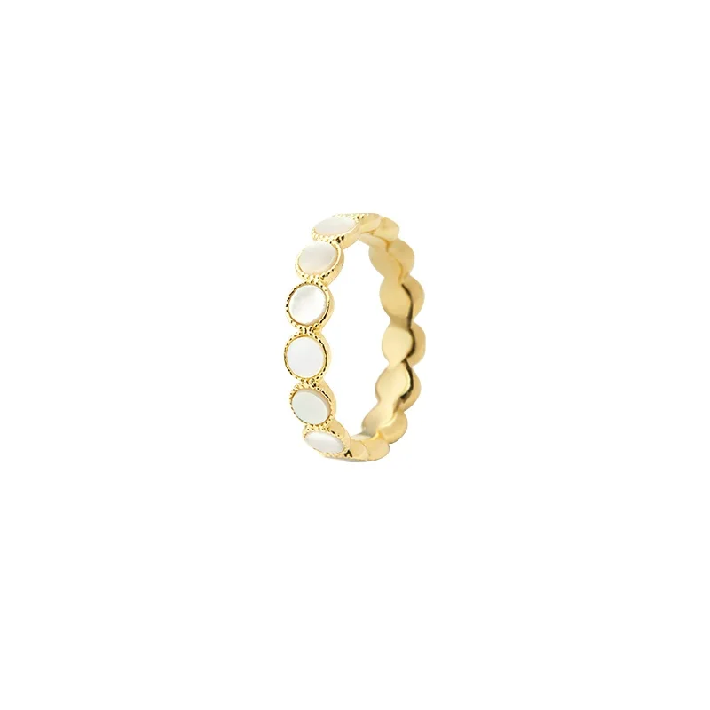 *Natural shell ring female niche design advanced sense of luxury fashion white Fritillaria index finger ring
*Natural shell ring female niche design advanced sense of luxury fashion white Fritillaria index finger ring