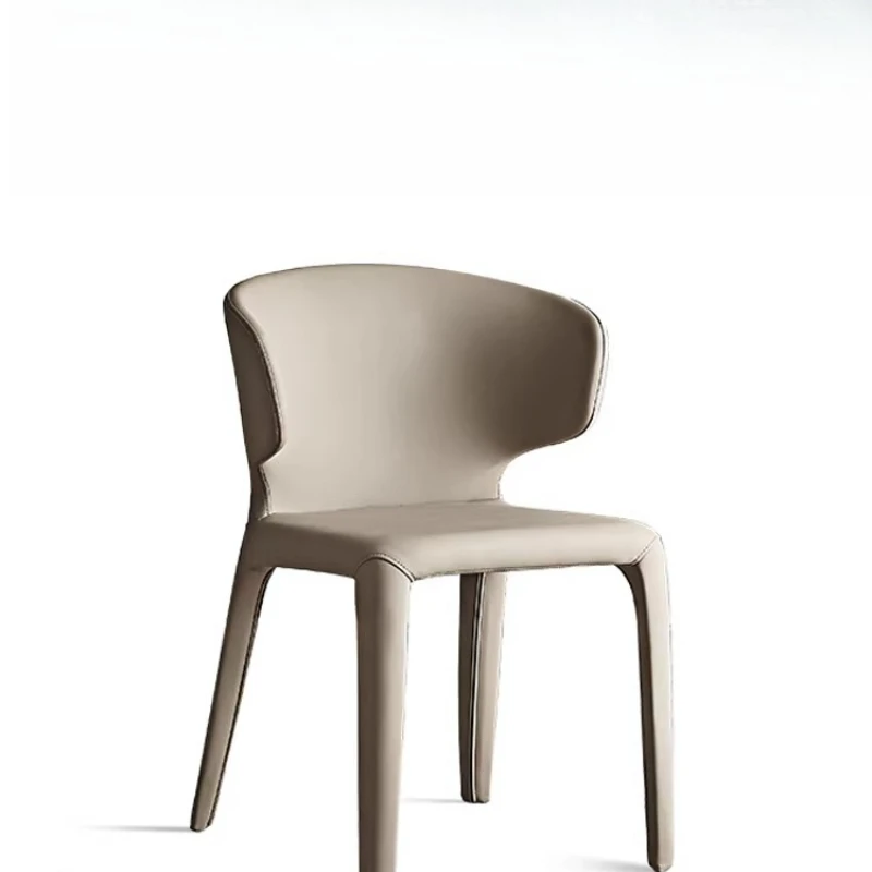 Light luxury modern simple dining chair high-end sense, gray designer leather home high-end leather dining chair
Light luxury modern simple dining chair high-end sense, gray designer leather home high-end leather dining chair