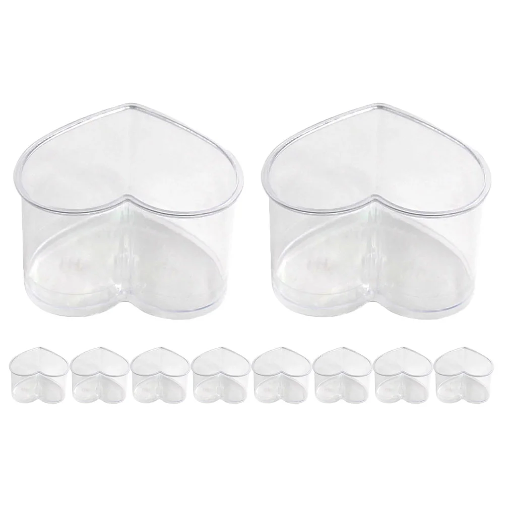 10 Pcs Cup Cake Container with Lid Heart Shaped Air Multi-function Tiramisu Mini Plastic
10 Pcs Cup Cake Container with Lid Heart Shaped Air Multi-function Tiramisu Mini Plastic