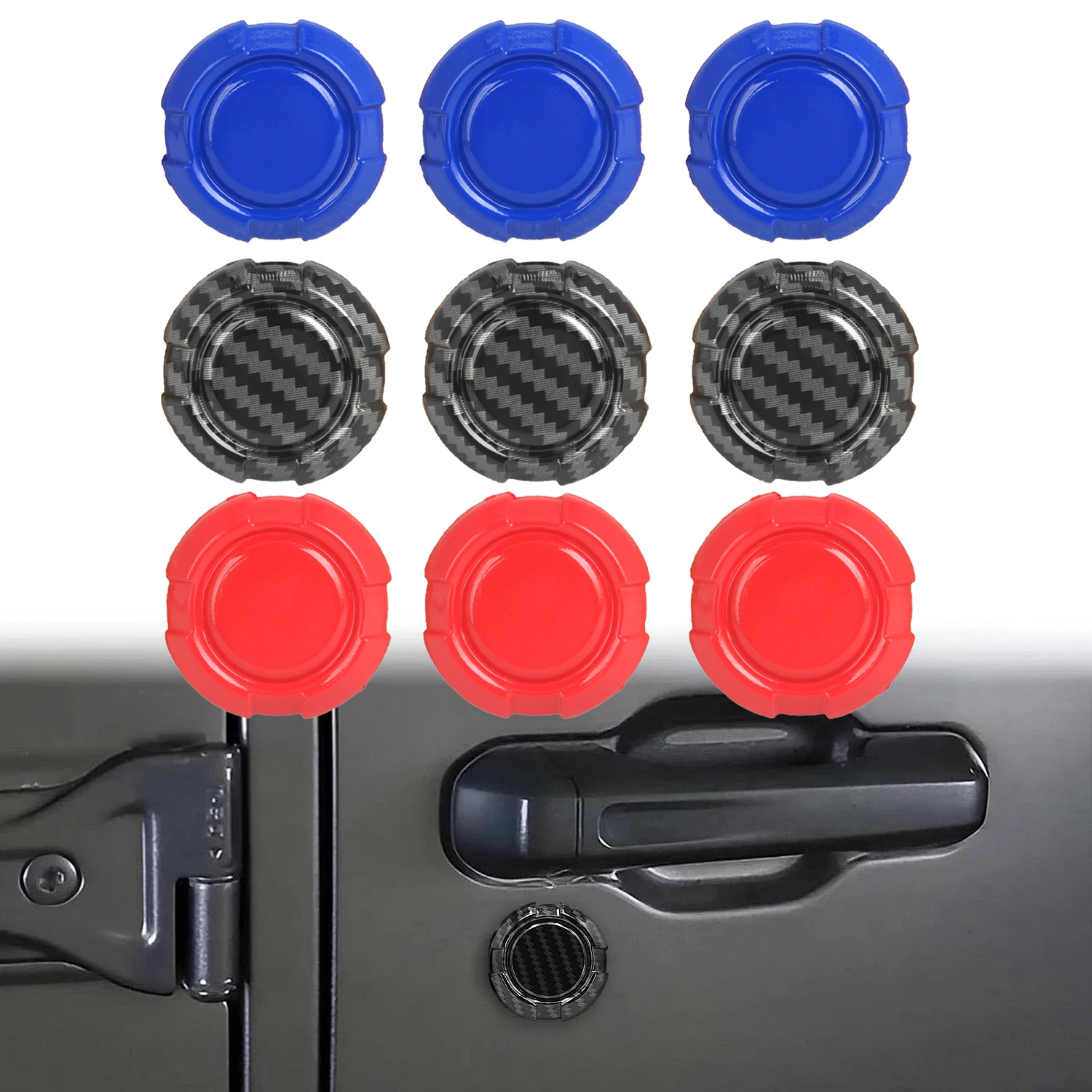 Car Door Keyhole Cap Lock Hole Key Socket Protective Cover Trim Sticker For Jeep Wrangler JL Gladiator JT 2018-2023
Car Door Keyhole Cap Lock Hole Key Socket Protective Cover Trim Sticker For Jeep Wrangler JL Gladiator JT 2018-2023