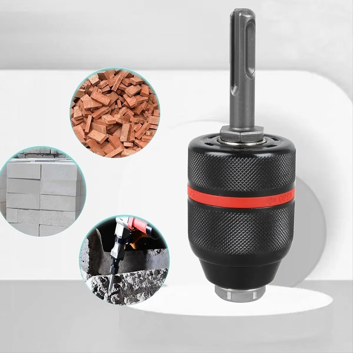 (PQWN) 3 JAW SDS Chuck Adapter for Bosch-Series SDS-Plus Hammers,3-Jaw 1/2-Inch Keyless Chuck with SDS-Plus Shank
(PQWN) 3 JAW SDS Chuck Adapter for Bosch-Series SDS-Plus Hammers,3-Jaw 1/2-Inch Keyless Chuck with SDS-Plus Shank
