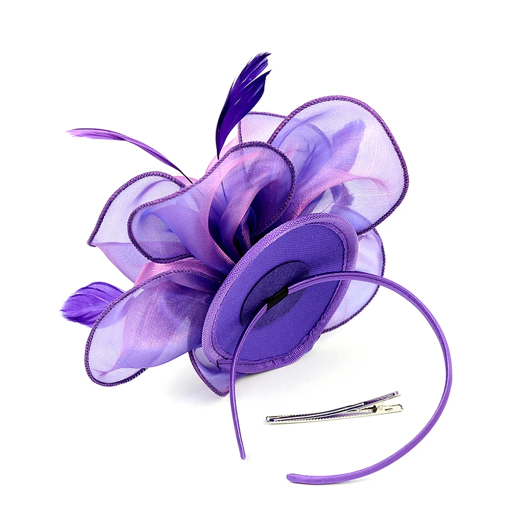 Hair Accessories Lavender Bridal Organza Handband Women Wedding Party Hair Decor Elegant Charming Romantic
Hair Accessories Lavender Bridal Organza Handband Women Wedding Party Hair Decor Elegant Charming Romantic