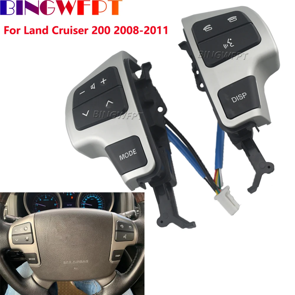 For Land Cruiser 200 2008-2011 Car Premier Quality Steering Wheel Multimedia Telephone Control Switch With Backlight
For Land Cruiser 200 2008-2011 Car Premier Quality Steering Wheel Multimedia Telephone Control Switch With Backlight
