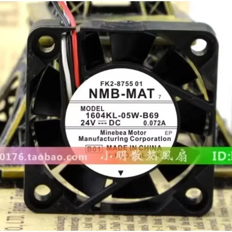 New Fan For NMB 1604KL-05W-B59 24V 0.072A 4CM 4010 Silent Equipment Cooling Fan 40*40*10mm
New Fan For NMB 1604KL-05W-B59 24V 0.072A 4CM 4010 Silent Equipment Cooling Fan 40*40*10mm
