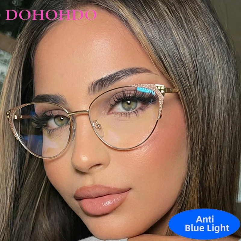 Retro Classic Metal Cat Eye Paillette Anti-Blue Light Glasses Men Women Luxury Design Computer Reading Optical Eyeglasses Очки
Retro Classic Metal Cat Eye Paillette Anti-Blue Light Glasses Men Women Luxury Design Computer Reading Optical Eyeglasses Очки