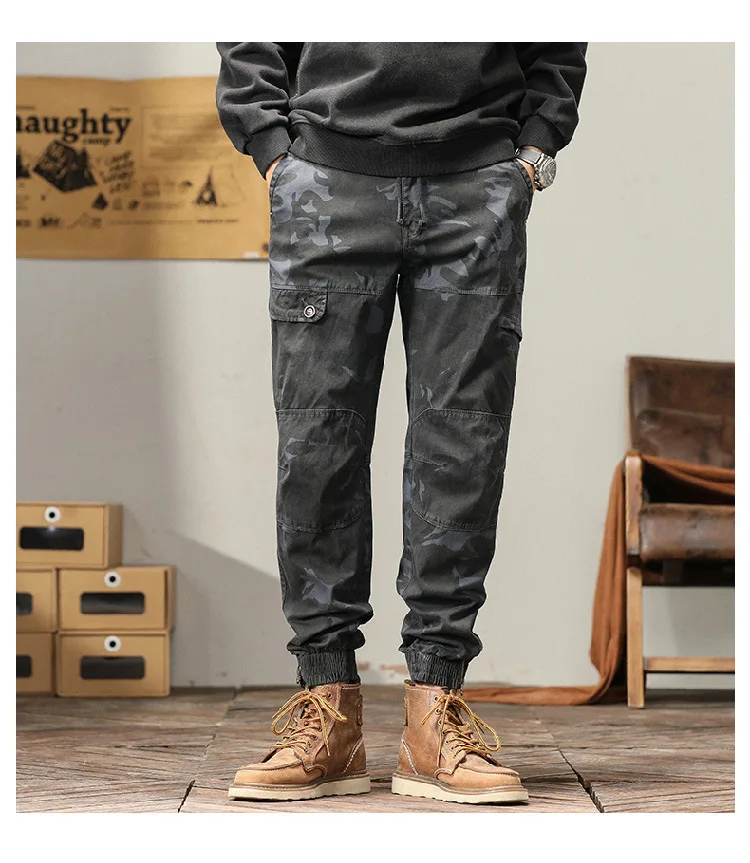 Men's Camouflage Work Pants Large Size Autumn Winter Cuffed Pure Cotton Washed Casual Long Trousers
Men's Camouflage Work Pants Large Size Autumn Winter Cuffed Pure Cotton Washed Casual Long Trousers
