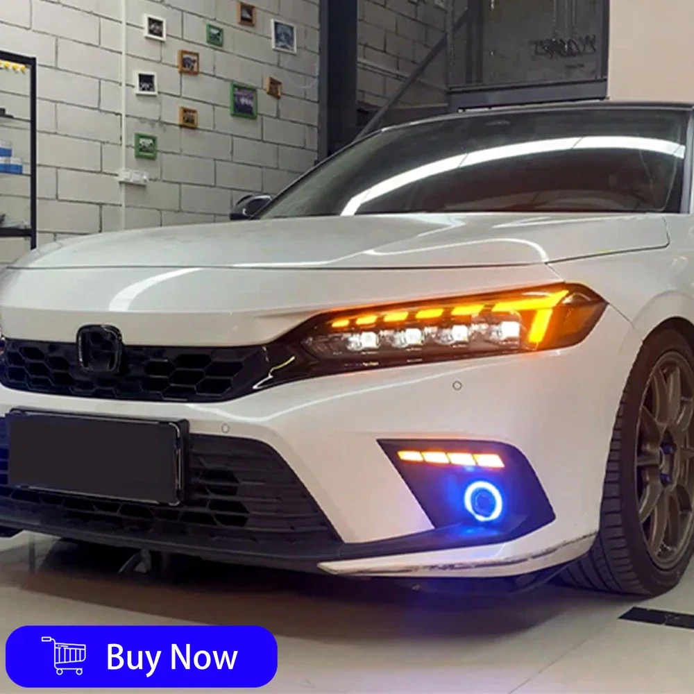 For Honda Civic 11Th 2022-2024 Car Headlights Assembly Upgrade LED Projector 4 Lens Dynamic Front Lamp Tool Accessories
For Honda Civic 11Th 2022-2024 Car Headlights Assembly Upgrade LED Projector 4 Lens Dynamic Front Lamp Tool Accessories