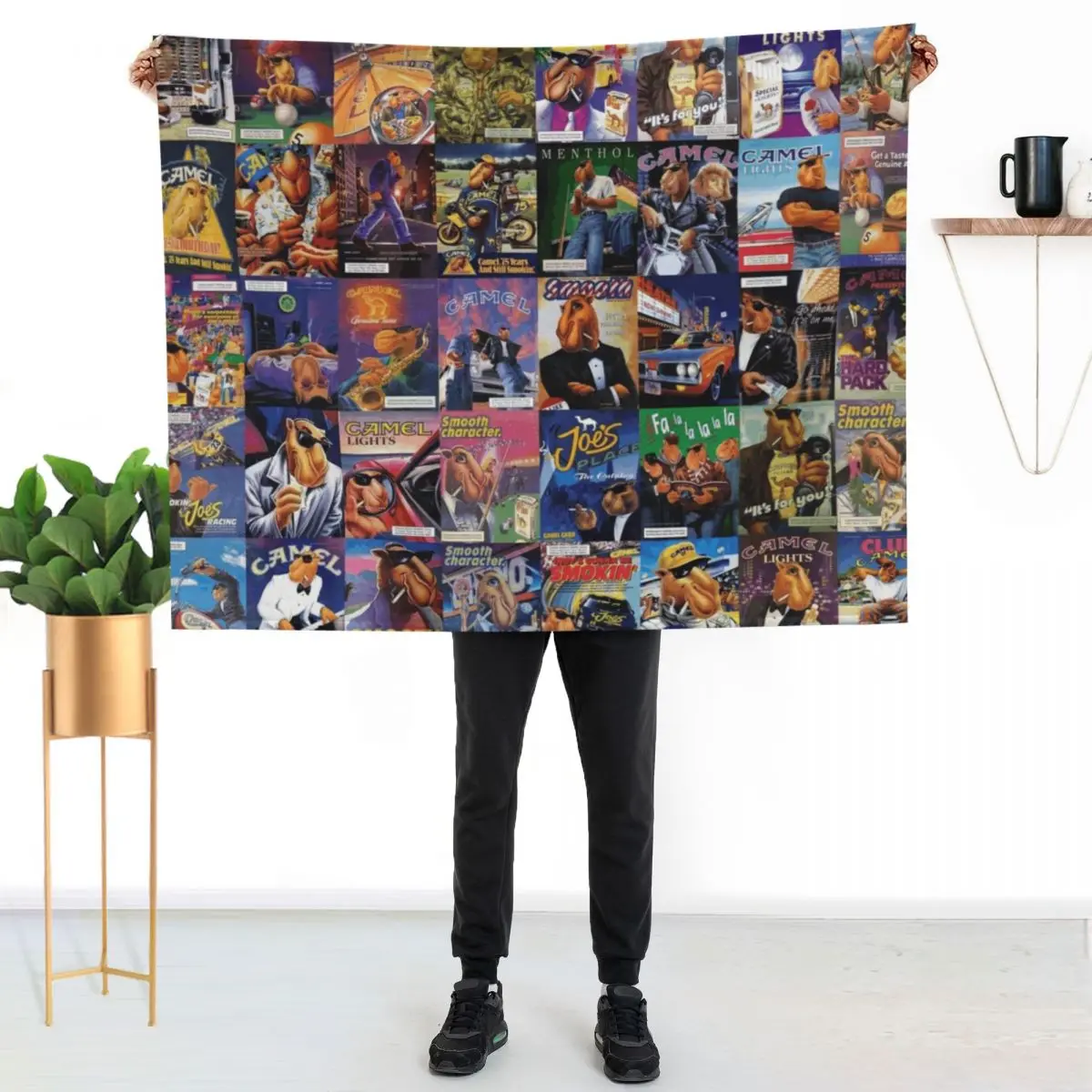 Joe Camel Throw Blanket Soft Comfort Blanket for Reading Watching TV
Joe Camel Throw Blanket Soft Comfort Blanket for Reading Watching TV