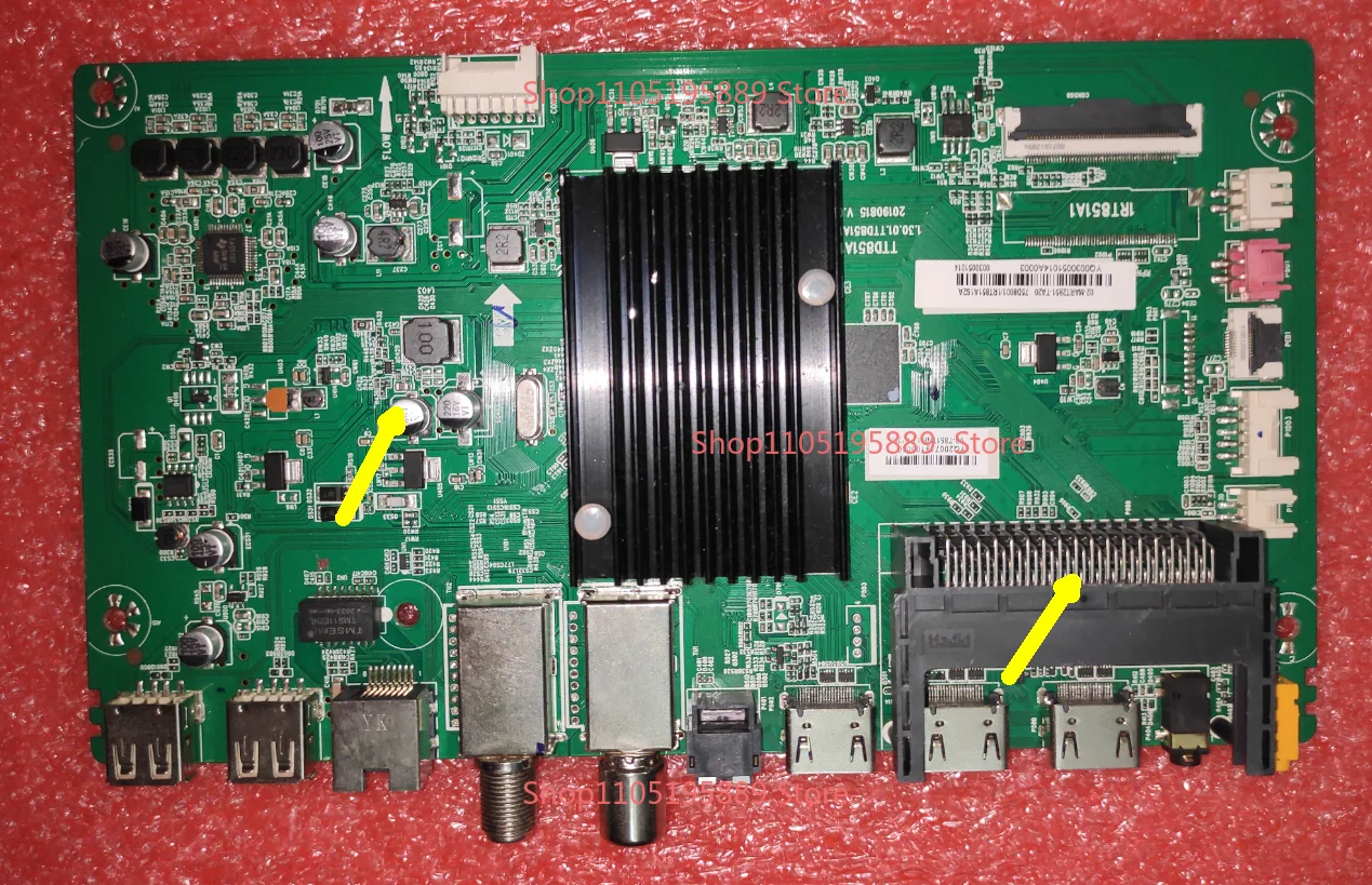 TTD851A1 1RT851A1 75d8001 1RT851A1S2A V8-T851TNF-LF1V282 Материнская плата телевизора хорошо протестирована
TTD851A1 1RT851A1 75d8001 1RT851A1S2A V8-T851TNF-LF1V282 Материнская плата телевизора хорошо протестирована