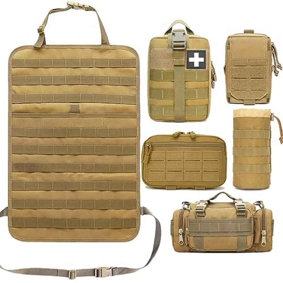 Tactical Car Seat Back Organizer Molle Backseat, Universal Molle Vehicle Organizers Panel Protector with 5 Detachable Pouches f
Tactical Car Seat Back Organizer Molle Backseat, Universal Molle Vehicle Organizers Panel Protector with 5 Detachable Pouches f