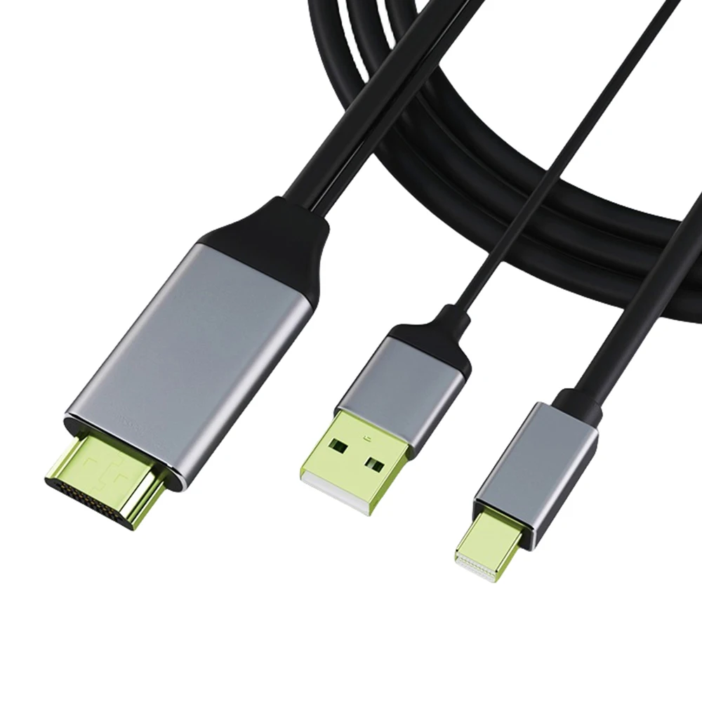 4K 60Hz HDMI-compatible TO Mini Displayport Cable 6.6Ft For Laptop PC PS3 Xbox One Xbox 360 HDTV Projector
4K 60Hz HDMI-compatible TO Mini Displayport Cable 6.6Ft For Laptop PC PS3 Xbox One Xbox 360 HDTV Projector