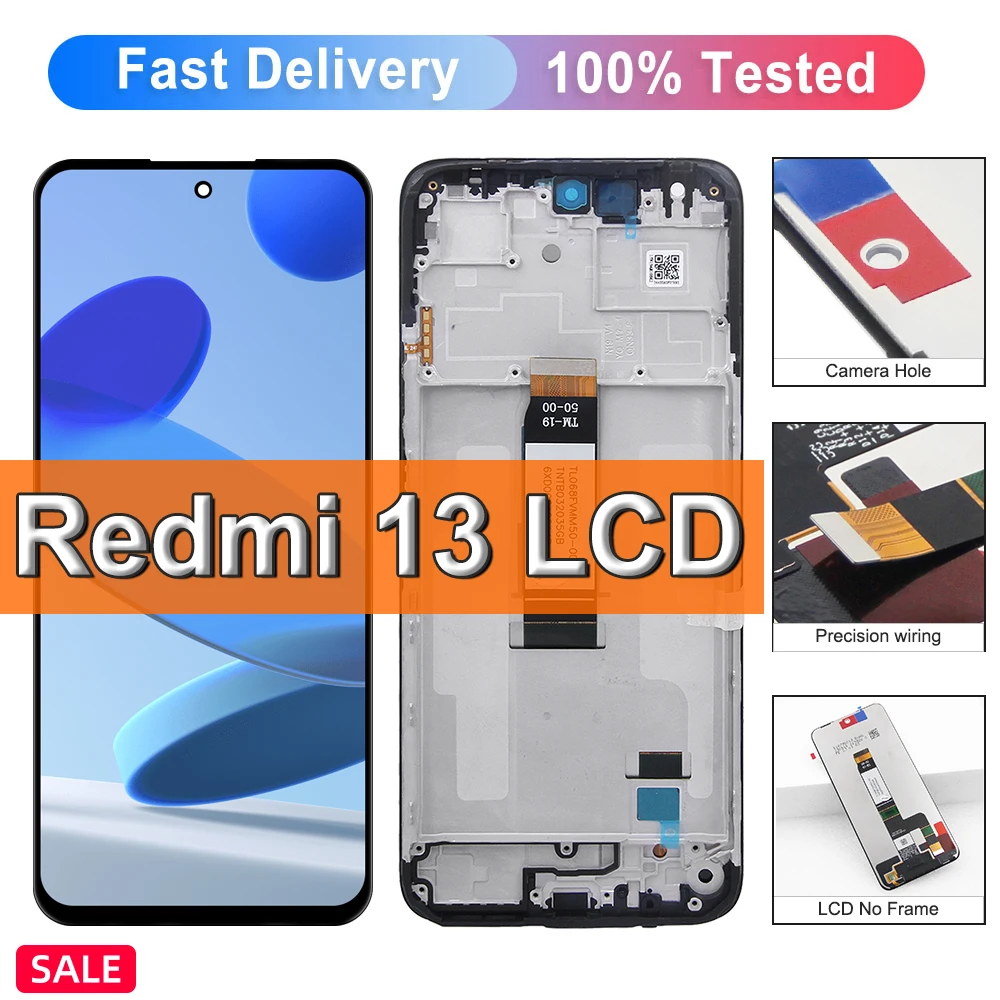 redmi 13 Display For Xiaomi Redmi 13 LCD Display Touch Screen Digitizer Assembly Replacement For Redmi13 Display Screen
redmi 13 Display For Xiaomi Redmi 13 LCD Display Touch Screen Digitizer Assembly Replacement For Redmi13 Display Screen