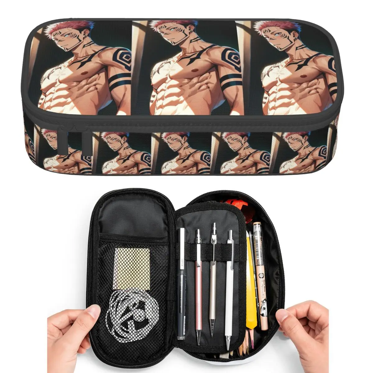 Sukuna Ryomen - Jujutsu Kaisen Pencil Cases for Student Pen Box Pencil Bag Large Storage Pencil Pouch Pen Holder
Sukuna Ryomen - Jujutsu Kaisen Pencil Cases for Student Pen Box Pencil Bag Large Storage Pencil Pouch Pen Holder