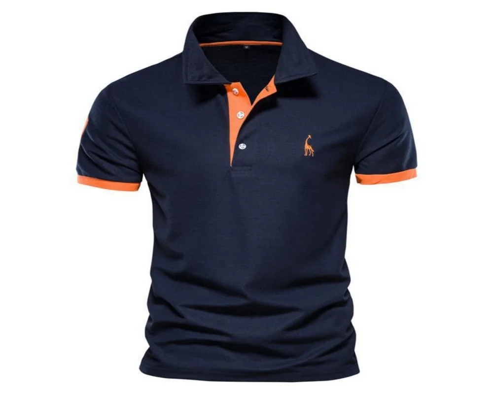 Summer new lapel men's POLO shirt fashion casual breathable men's fawn embroidery, short-sleeved mesh lapel men's T-shirt 2025
Summer new lapel men's POLO shirt fashion casual breathable men's fawn embroidery, short-sleeved mesh lapel men's T-shirt 2025