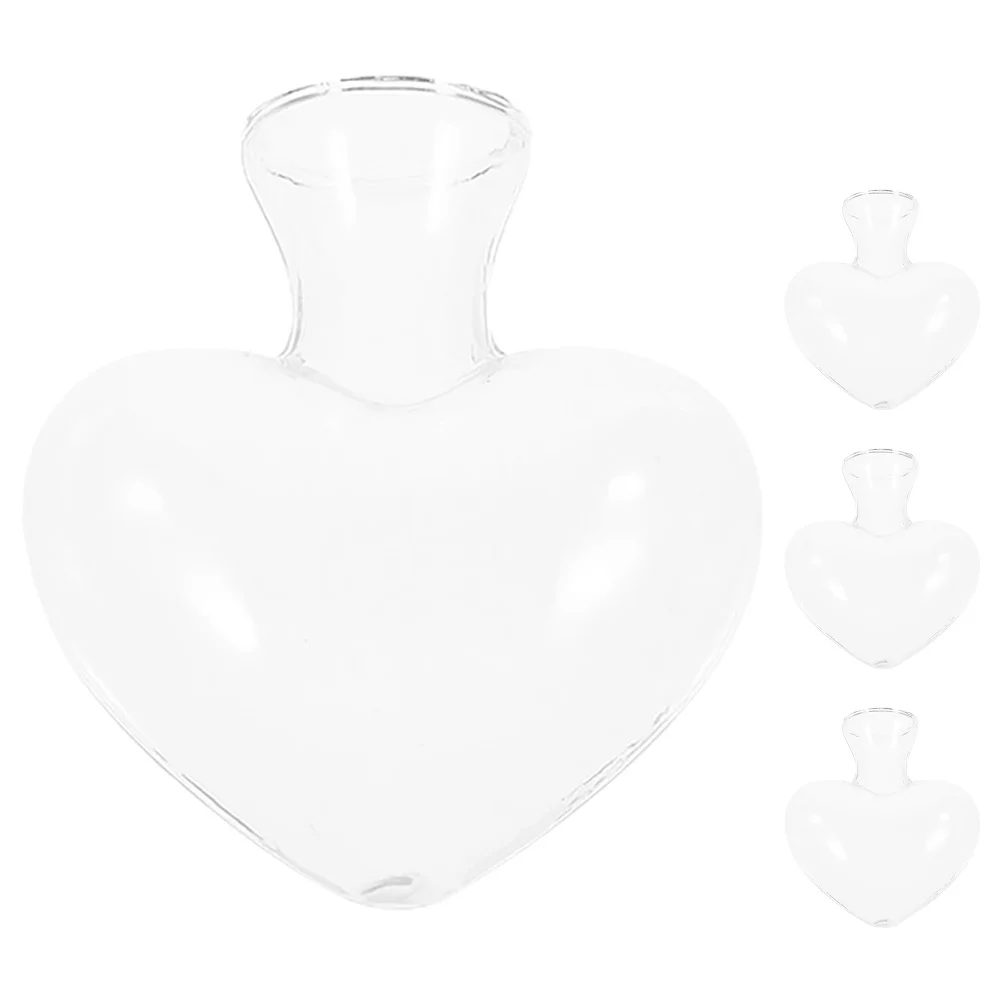 4Pcs Love Heart Glass Vase Practical Decorative Flower Container for Office Home Flower Arrangement Household Planter
4Pcs Love Heart Glass Vase Practical Decorative Flower Container for Office Home Flower Arrangement Household Planter