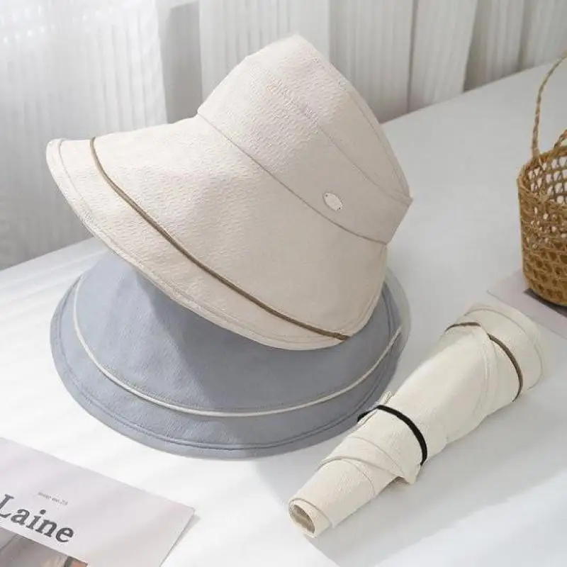 Sun Hat Summer Hats For Women Foldable Sun Visor Cloth Simple Wide Brimmed Sunscreen Female Casual Packable Sunhat New
Sun Hat Summer Hats For Women Foldable Sun Visor Cloth Simple Wide Brimmed Sunscreen Female Casual Packable Sunhat New