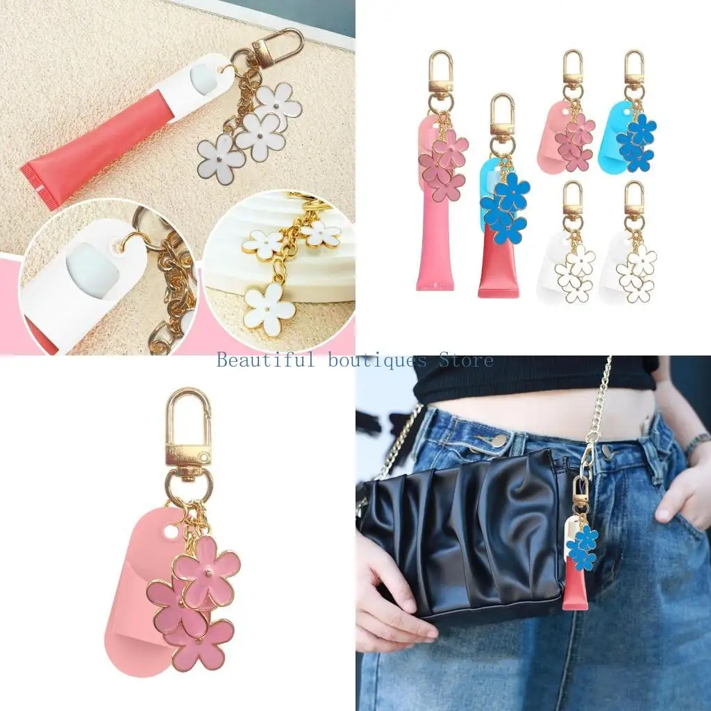 U4LF Creative Keychain Pendant Cosmetic Cap Ornament Reusable Plastic Lip Gloss Carry Item Fashionable Daily Companion
U4LF Creative Keychain Pendant Cosmetic Cap Ornament Reusable Plastic Lip Gloss Carry Item Fashionable Daily Companion
