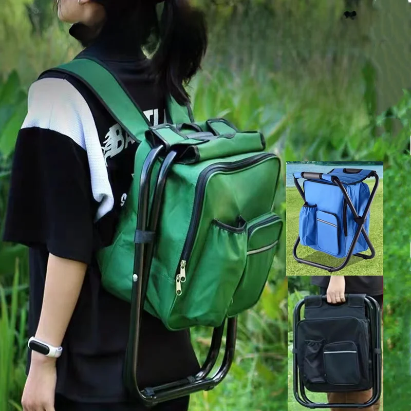 Outdoor Portable Three-in-One Insulated Beach BBQ Lightweight Backpack Cooler Camping Stool Double Shoulder Bag Youth Hiking
Outdoor Portable Three-in-One Insulated Beach BBQ Lightweight Backpack Cooler Camping Stool Double Shoulder Bag Youth Hiking