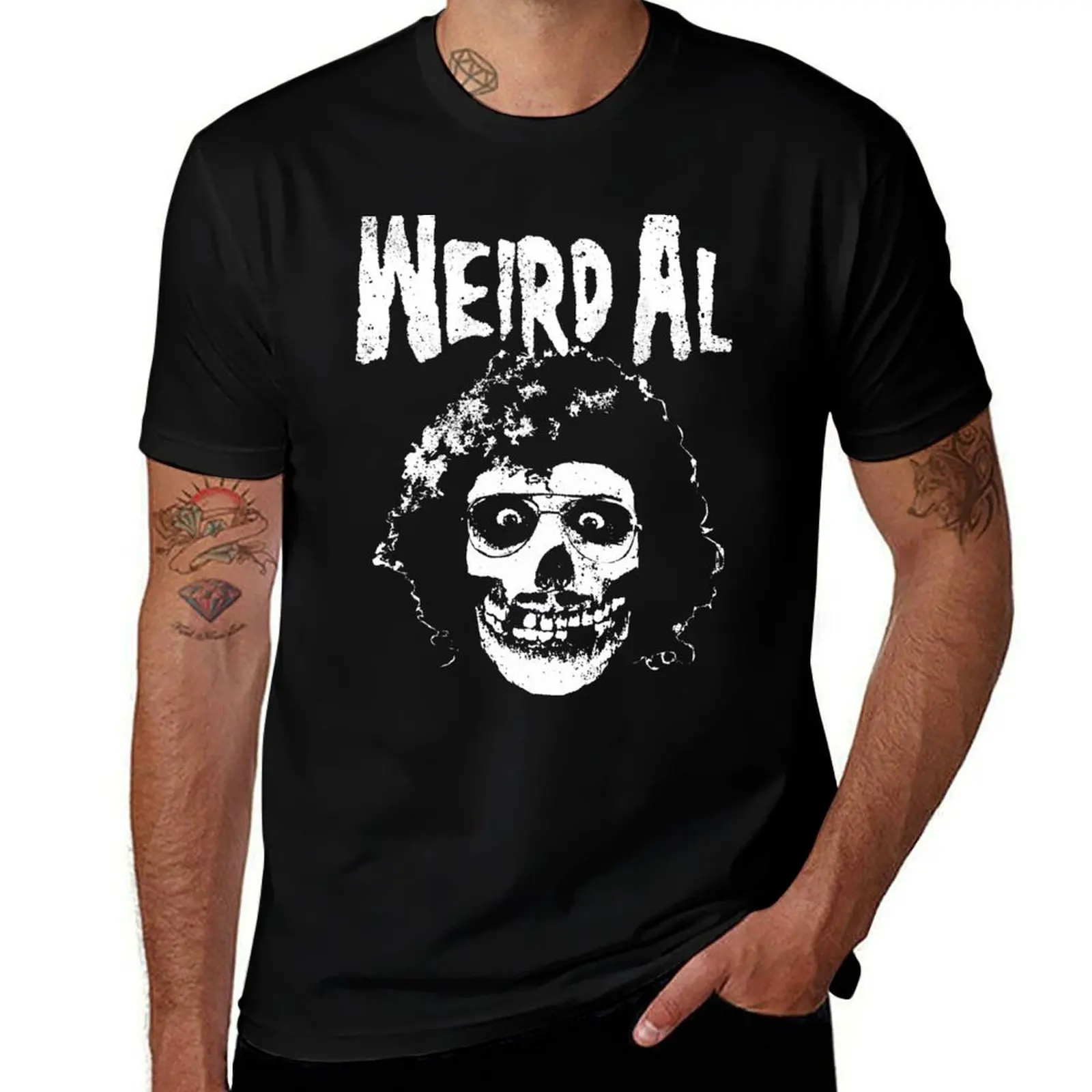 Weird Al meets the Misfits - White T-Shirt Casual Everyday Short Sleeve T-Shirt
Weird Al meets the Misfits - White T-Shirt Casual Everyday Short Sleeve T-Shirt