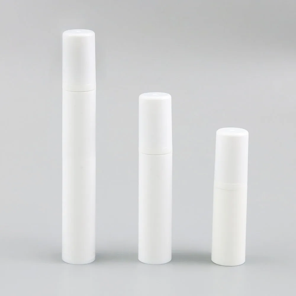 50 X 5ml 10ml 15ml Empty Mini White Airless Lotion Pump Cream Bottle For Cosmetic Use 1/3oz 1/2OZ Airless Perfume Bottle
50 X 5ml 10ml 15ml Empty Mini White Airless Lotion Pump Cream Bottle For Cosmetic Use 1/3oz 1/2OZ Airless Perfume Bottle