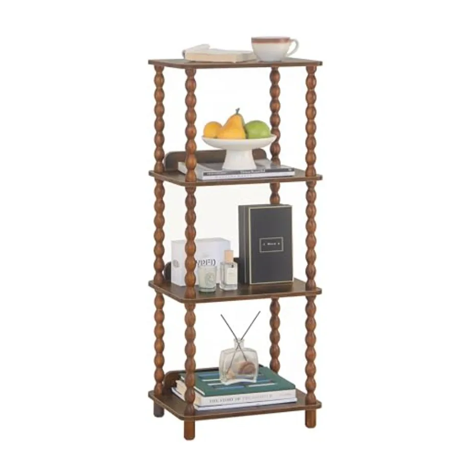 Book Shelf, 4-Tier Bookshelf with Storage, Small Bookcase Display Shelves for Small Spaces, Bedroom, Living Room and Office wit
Book Shelf, 4-Tier Bookshelf with Storage, Small Bookcase Display Shelves for Small Spaces, Bedroom, Living Room and Office wit