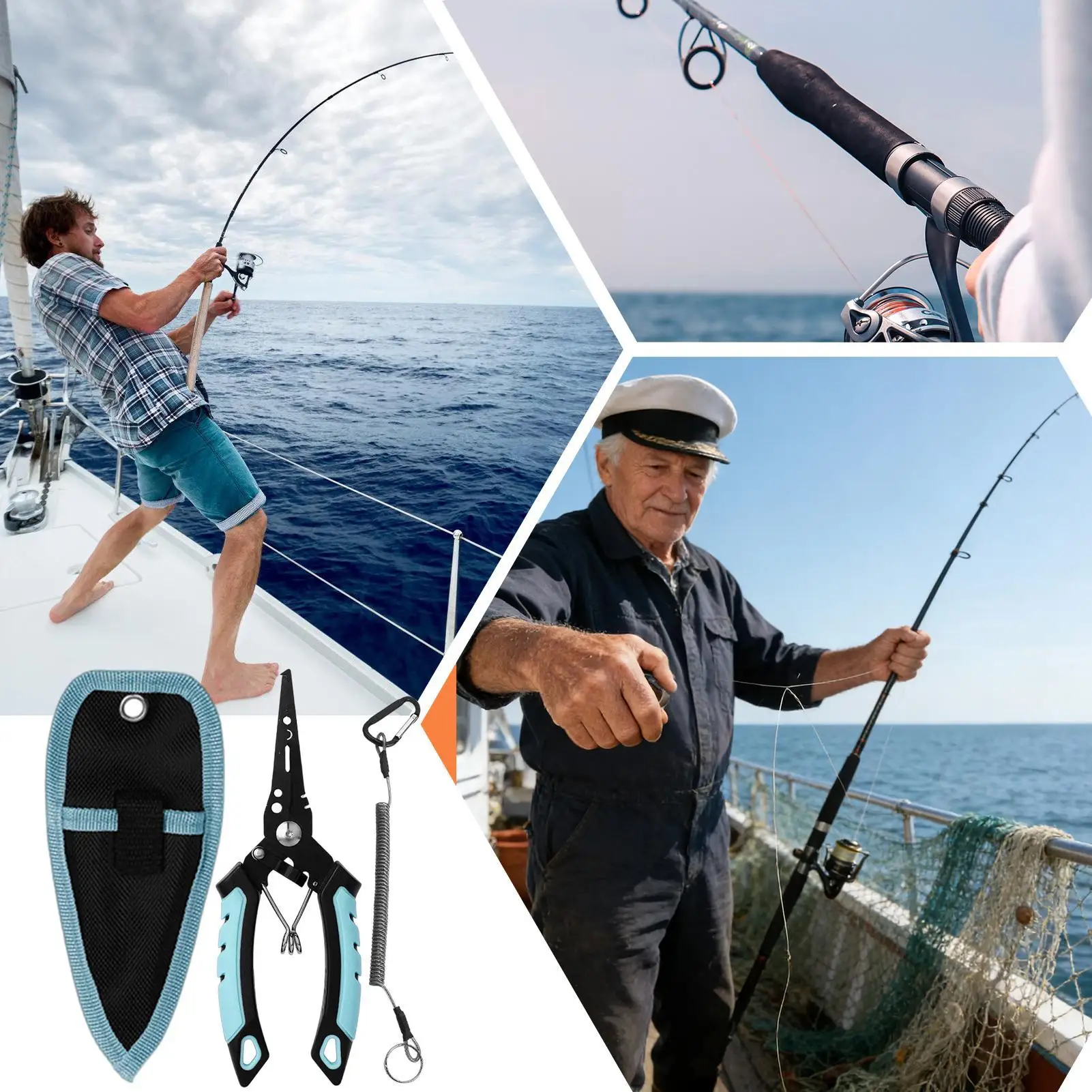 Рыболовные плоскогубцы для пресноводной рыбалки, сверхпрочные, нержавеющие, с инструментом для снятия крючков и кусачками для лески, для использования на открытом воздухе, на льду, берегах рек и озер
Рыболовные плоскогубцы для пресноводной рыбалки, сверхпрочные, нержавеющие, с инструментом для снятия крючков и кусачками для лески, для использования на открытом воздухе, на льду, берегах рек и озер