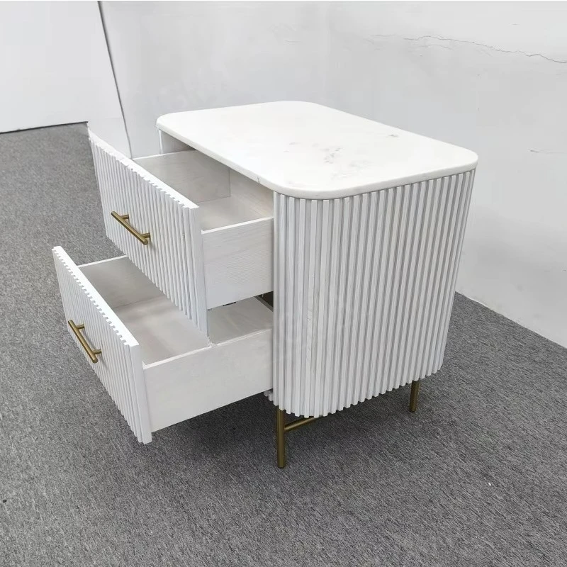 Simple bedroom furniture marble top gold metal legs bedside table
Simple bedroom furniture marble top gold metal legs bedside table