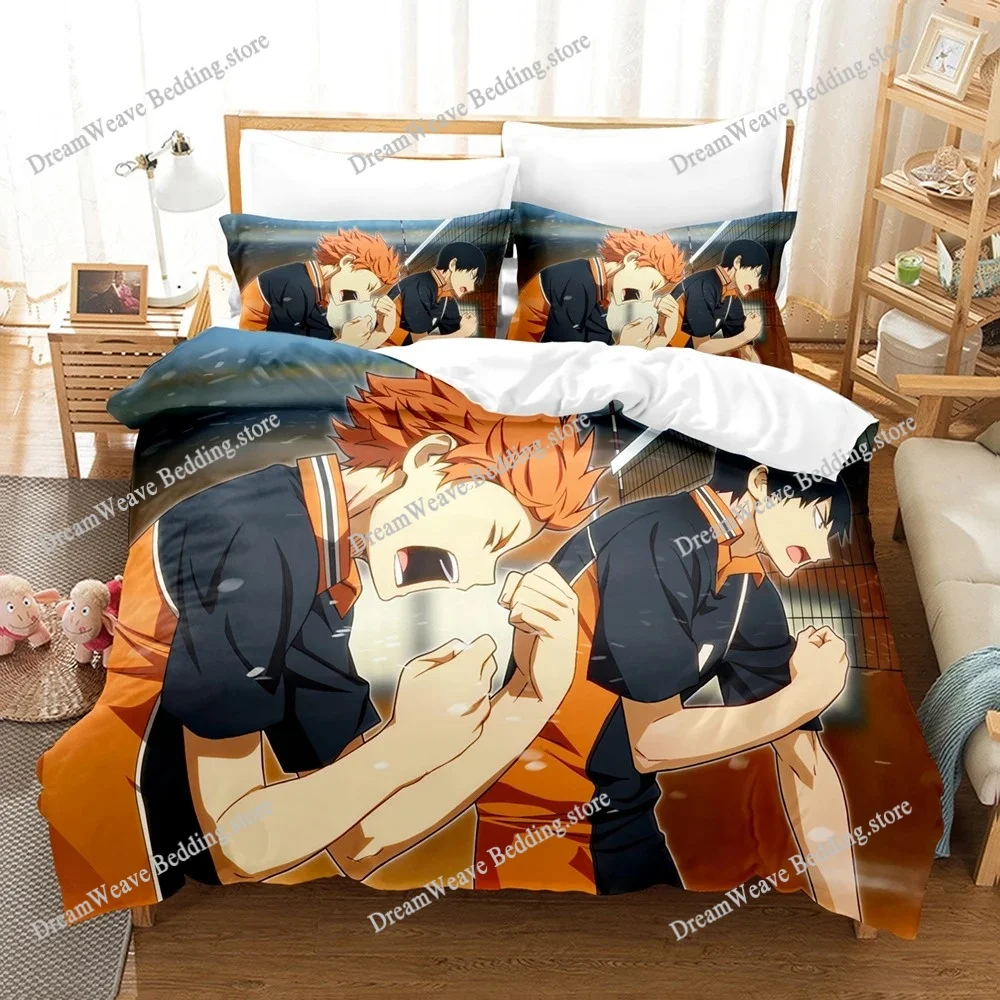 Fashion Anime Haikyuu Volleyball Bedding Sets Duvet Cover Set With Pillowcase Twin Full Queen King Bedclothes Bed Linen
Fashion Anime Haikyuu Volleyball Bedding Sets Duvet Cover Set With Pillowcase Twin Full Queen King Bedclothes Bed Linen