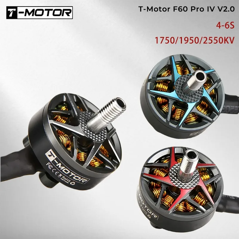 Бесколлекторный двигатель T-Motor F60 Pro IV V2.0 1750KV 1950KV 2550KV 4-6S для FPV-дронов и радиоуправляемых гоночных квадрокоптеров
Бесколлекторный двигатель T-Motor F60 Pro IV V2.0 1750KV 1950KV 2550KV 4-6S для FPV-дронов и радиоуправляемых гоночных квадрокоптеров