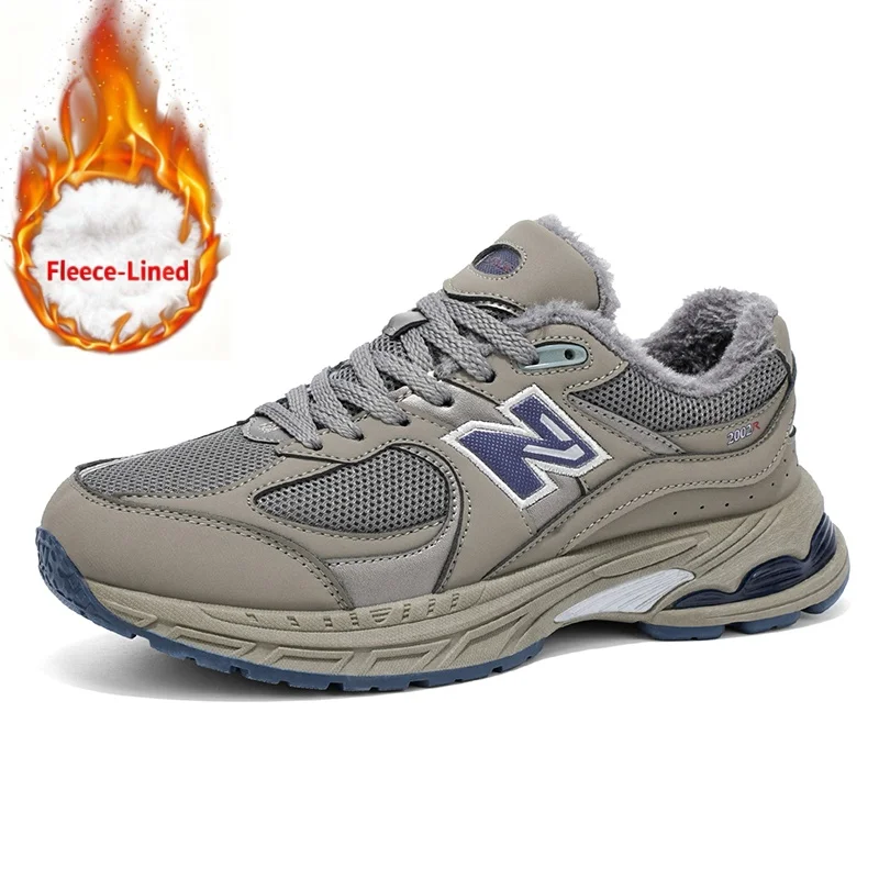 Unisex Winter Thermal Fleece-Lined Retro Chunky Athletic Sneakers Khaki with Navy Blue Accents & Plush Lining casual shoes
Unisex Winter Thermal Fleece-Lined Retro Chunky Athletic Sneakers Khaki with Navy Blue Accents & Plush Lining casual shoes