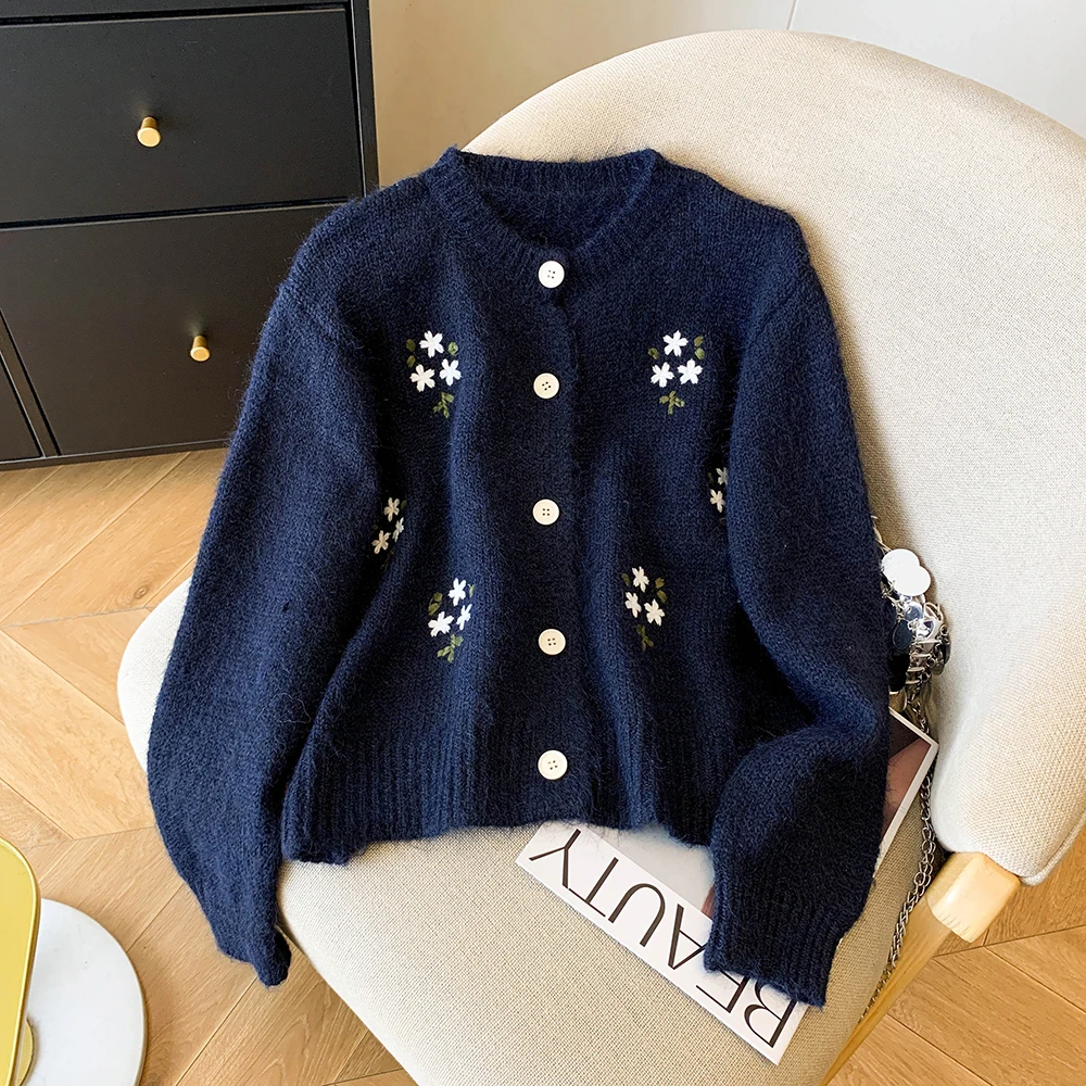 Soft Wind Yellow Flower Sweater Jaet Women's Autumn Winter Thiened Knitted irt Retro Anti-Aging Korean Sle Sweet Loos...
Soft Wind Yellow Flower Sweater Jaet Women's Autumn Winter Thiened Knitted irt Retro Anti-Aging Korean Sle Sweet Loos...