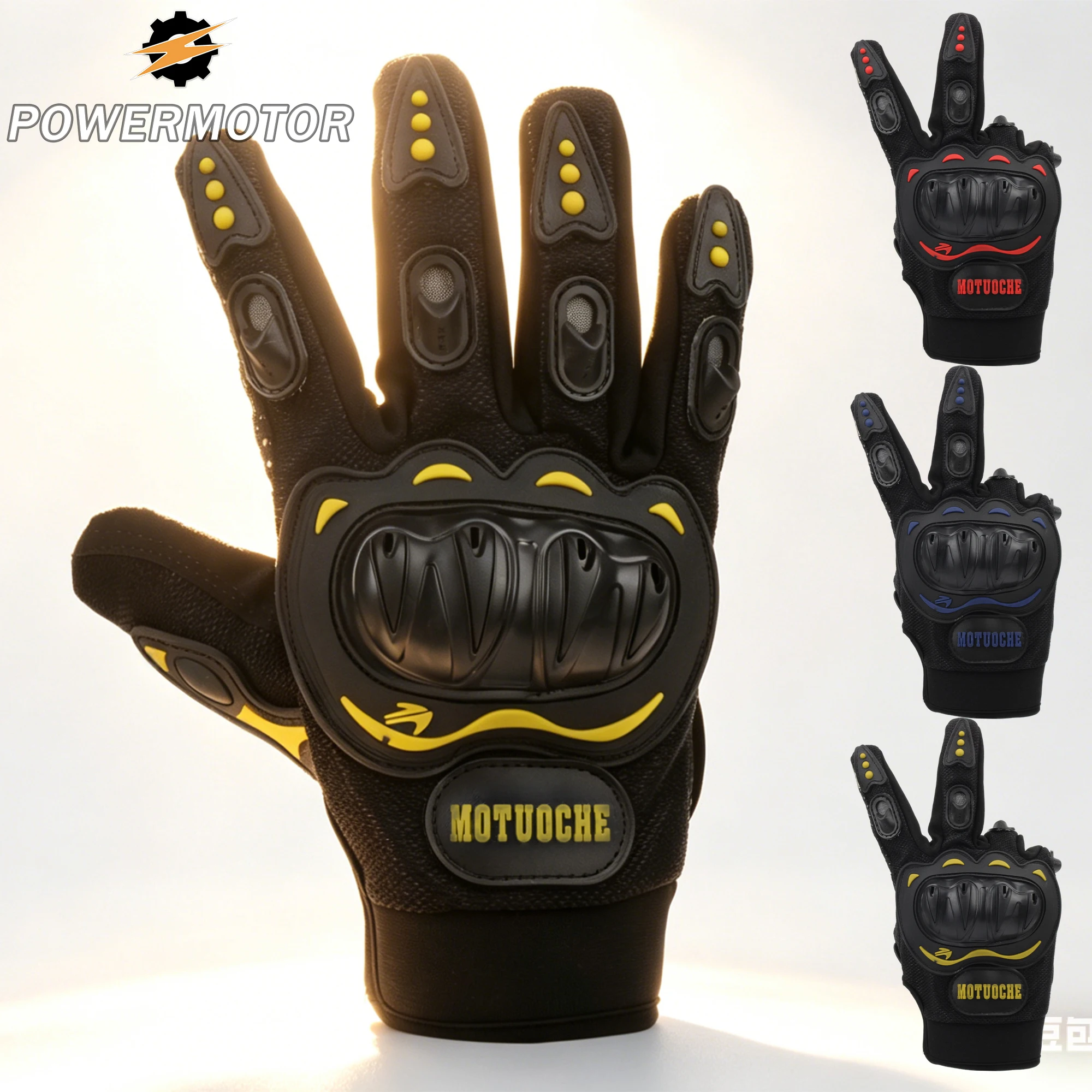 Motorcycle Cycling Gloves Touchscreen Compatible Wear-Resistant Non-Slip ATV Scooter Enduro DirtBike Racing Gloves All-Season
Motorcycle Cycling Gloves Touchscreen Compatible Wear-Resistant Non-Slip ATV Scooter Enduro DirtBike Racing Gloves All-Season