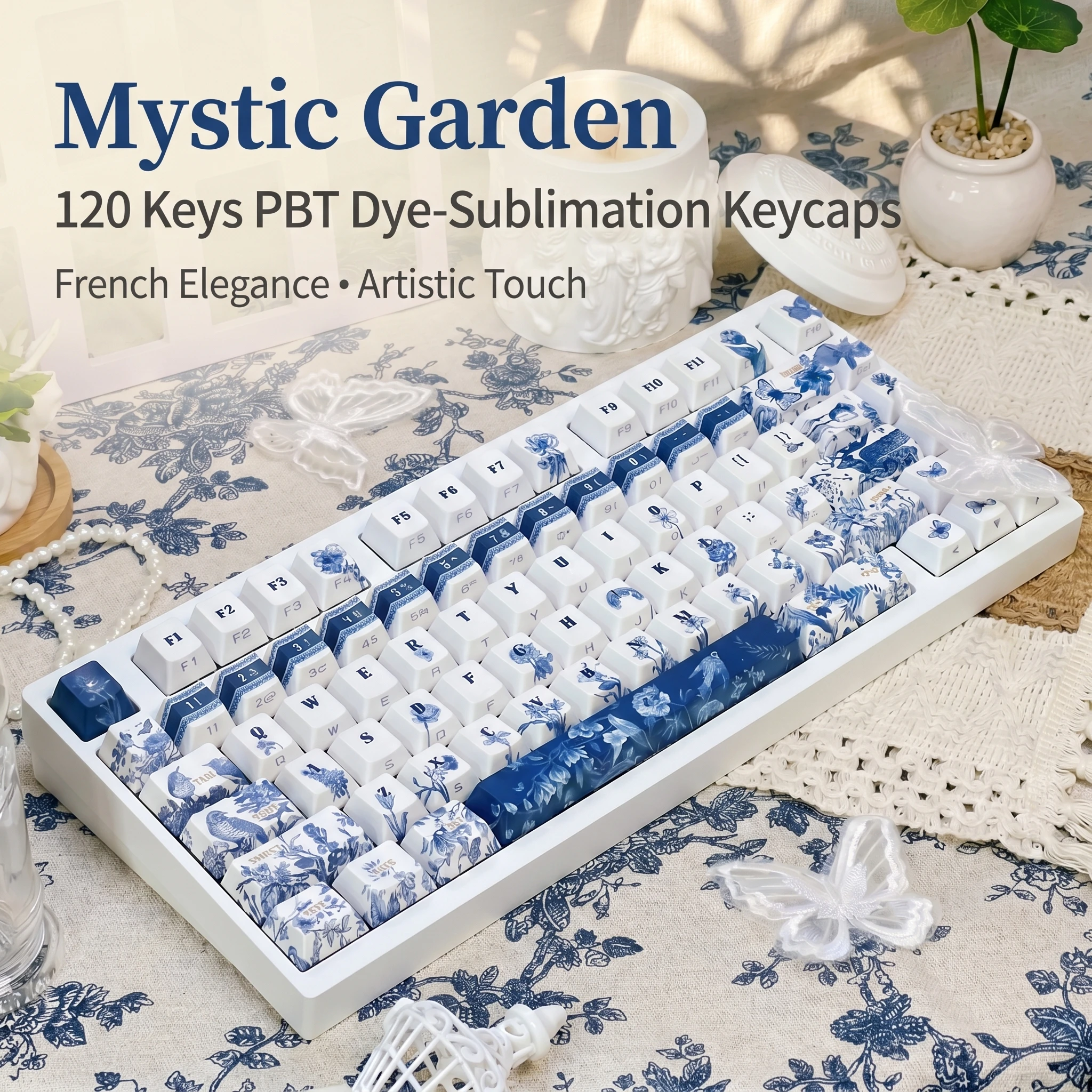 New 120Key Side-Engraved Backlit Keycaps, CHERRY Profile PBT Double Shot 5-Sublimation, Durable Oil-Proof Stylish
New 120Key Side-Engraved Backlit Keycaps, CHERRY Profile PBT Double Shot 5-Sublimation, Durable Oil-Proof Stylish