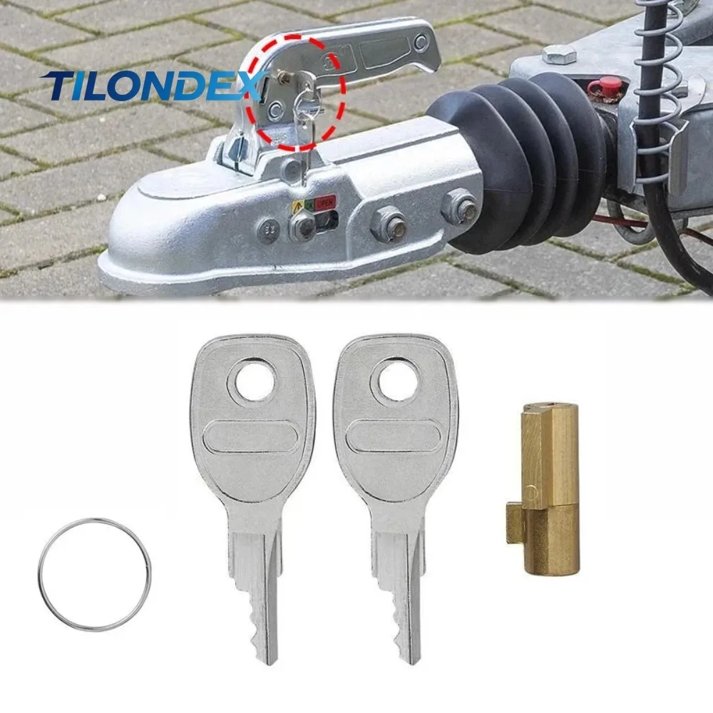 TILONDEX 1 Set RV Coupling Lock Anti-Theft Plug-In Ball Hitch Trailer Clutch Lock Cover Connector with 2 Keys Replacement Parts
TILONDEX 1 Set RV Coupling Lock Anti-Theft Plug-In Ball Hitch Trailer Clutch Lock Cover Connector with 2 Keys Replacement Parts