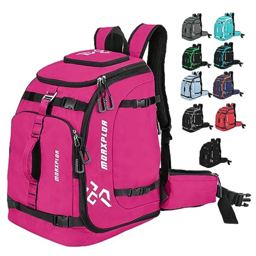 Ski Boot Bag - 65L Padded Waterproof Ski Travel Backpack for Gear and Accessories
Ski Boot Bag - 65L Padded Waterproof Ski Travel Backpack for Gear and Accessories