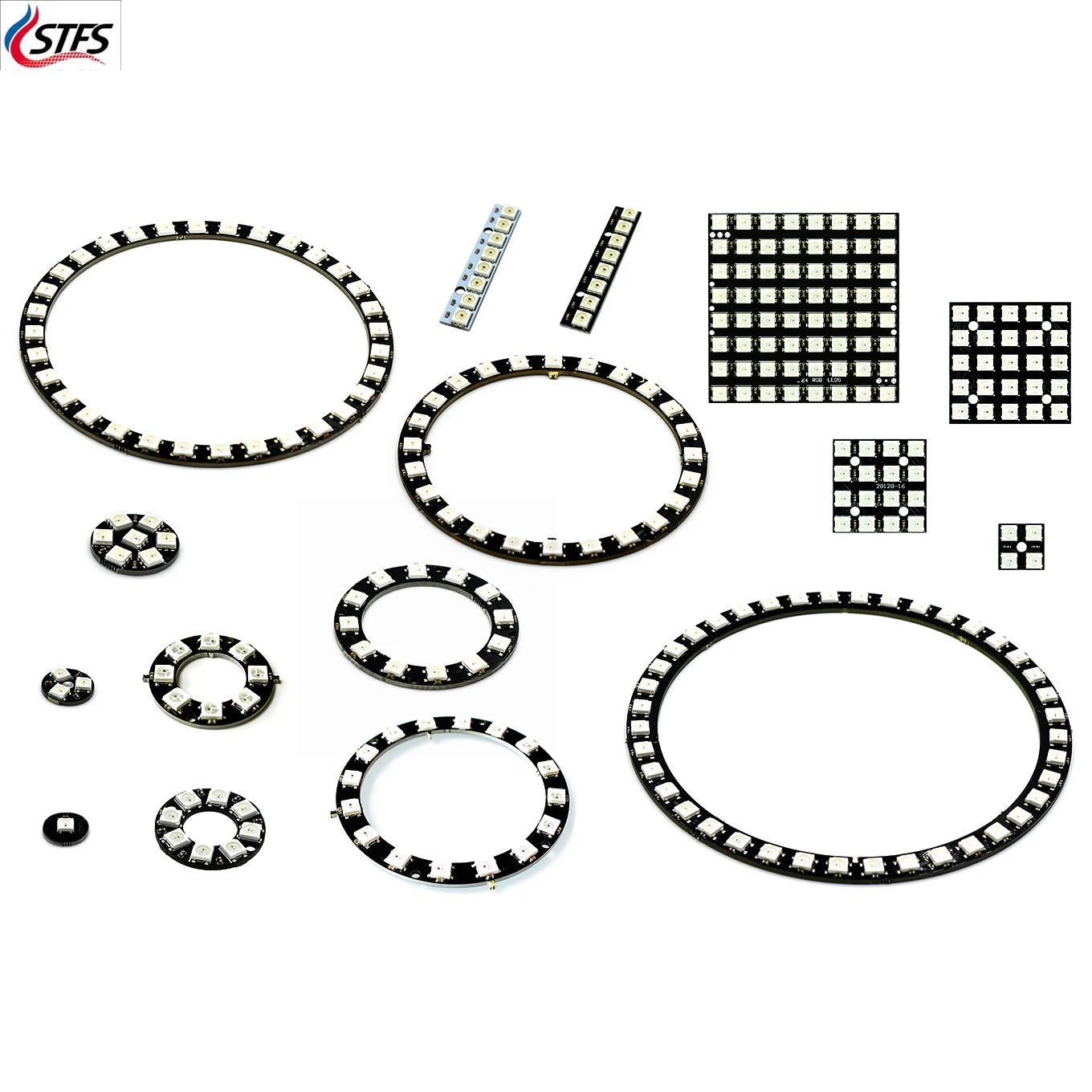 1pcs WS2812 RGB LED Ring 1Bit 8Bit 12Bit 16Bit 24Bit WS2812 5050 RGB LED + Integrated Drivers
1pcs WS2812 RGB LED Ring 1Bit 8Bit 12Bit 16Bit 24Bit WS2812 5050 RGB LED + Integrated Drivers
