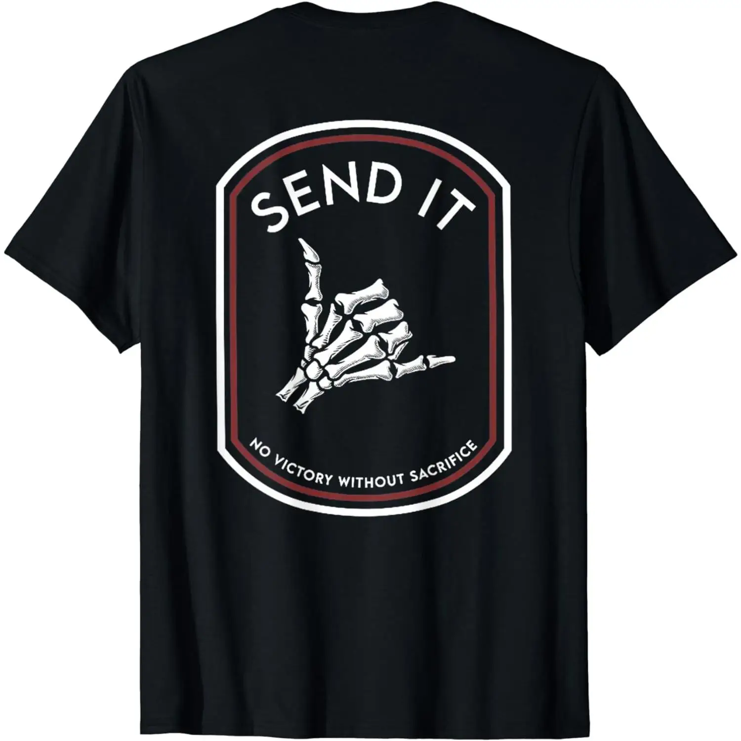 Motivational Quote T-Shirts 'SEND IT' & 'No Victory Without Sacrifice' Print Cotton Streetwear Tees Workout Inspirational Tops
Motivational Quote T-Shirts 'SEND IT' & 'No Victory Without Sacrifice' Print Cotton Streetwear Tees Workout Inspirational Tops