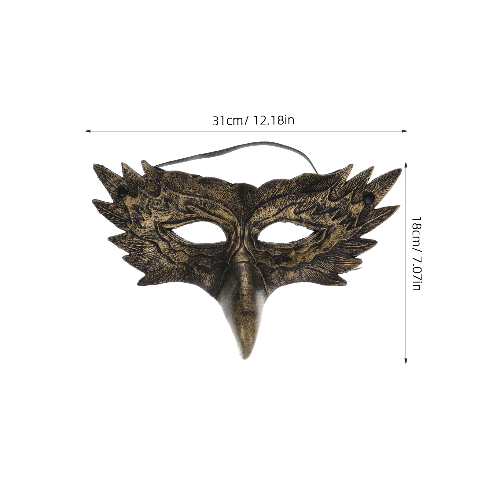 PU Eagle Mask Lightweight Realistic Eagle Face Half Mask for Halloween Party Masquerade Cosplay Animal Costume Prop 
PU Eagle Mask Lightweight Realistic Eagle Face Half Mask for Halloween Party Masquerade Cosplay Animal Costume Prop