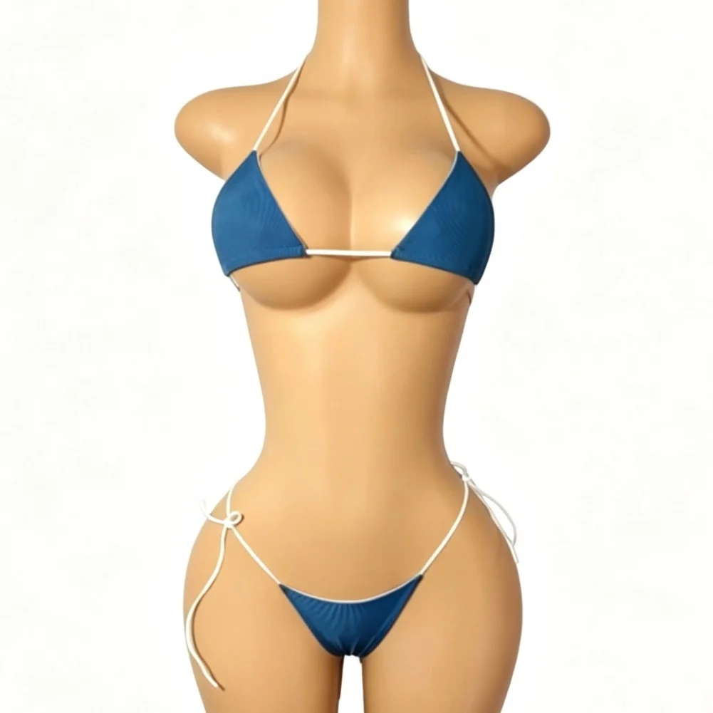 Women Swimwear Swimming Bra Thong Bikini Set Side Tie Adjustable Split Swimsuit Sexy Brazilian Beachwear One Size
Women Swimwear Swimming Bra Thong Bikini Set Side Tie Adjustable Split Swimsuit Sexy Brazilian Beachwear One Size