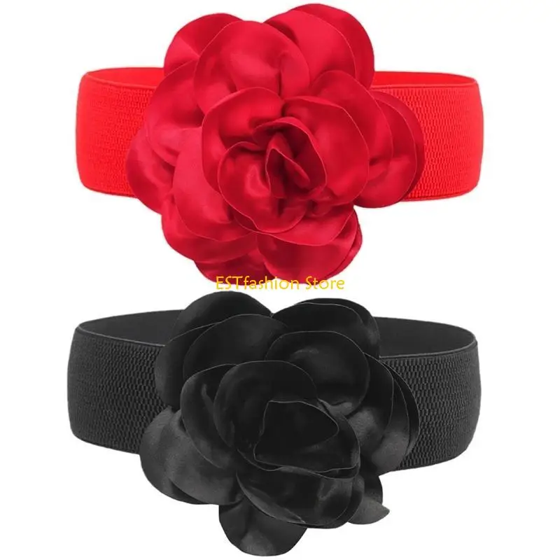 Y5GC Flower Waist Belt For Dress Flower Decorative Belt Flower Elastic Belt Wide Belt Wide Dress Waistband Stretchy Belt
Y5GC Flower Waist Belt For Dress Flower Decorative Belt Flower Elastic Belt Wide Belt Wide Dress Waistband Stretchy Belt