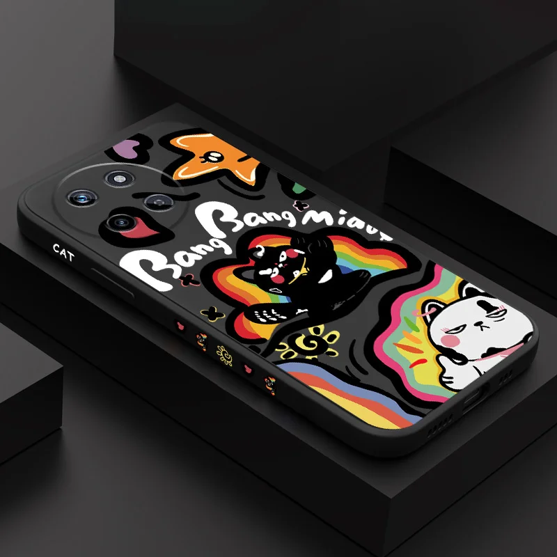 Rainbow Cat Phone Case For OPPO Realme 14 13 12 11 10 9 9i 8 8i 7 Pro Plus C35 C21Y C25Y C25 4G 5G Liquid Silicone Cover
Rainbow Cat Phone Case For OPPO Realme 14 13 12 11 10 9 9i 8 8i 7 Pro Plus C35 C21Y C25Y C25 4G 5G Liquid Silicone Cover