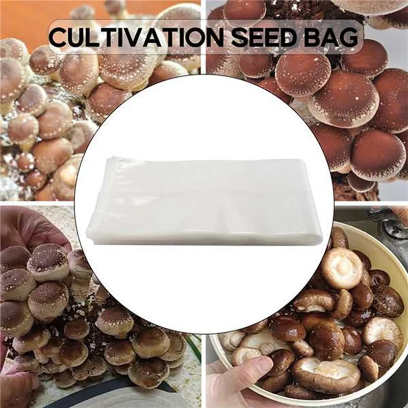 AB15-100 Count Mushroom Bags/Mushroom Growing Bags/Farm-Mushroom Spawn 0.2 Filter,2.5 Polypropylene
AB15-100 Count Mushroom Bags/Mushroom Growing Bags/Farm-Mushroom Spawn 0.2 Filter,2.5 Polypropylene
