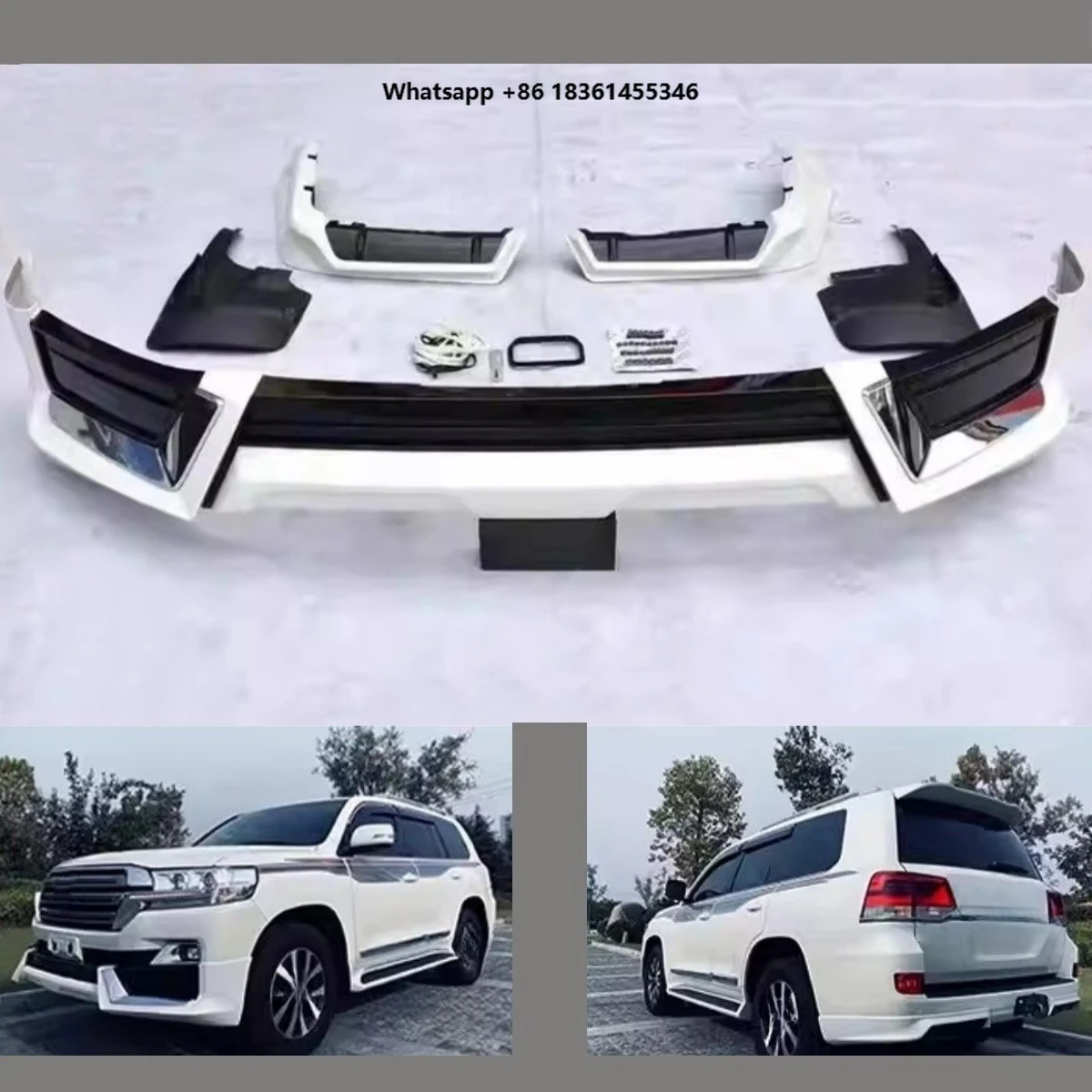 For Car Body Kit LC200 2016-2021 Modified New Style Front Shovel Rear Bumper Guard
For Car Body Kit LC200 2016-2021 Modified New Style Front Shovel Rear Bumper Guard