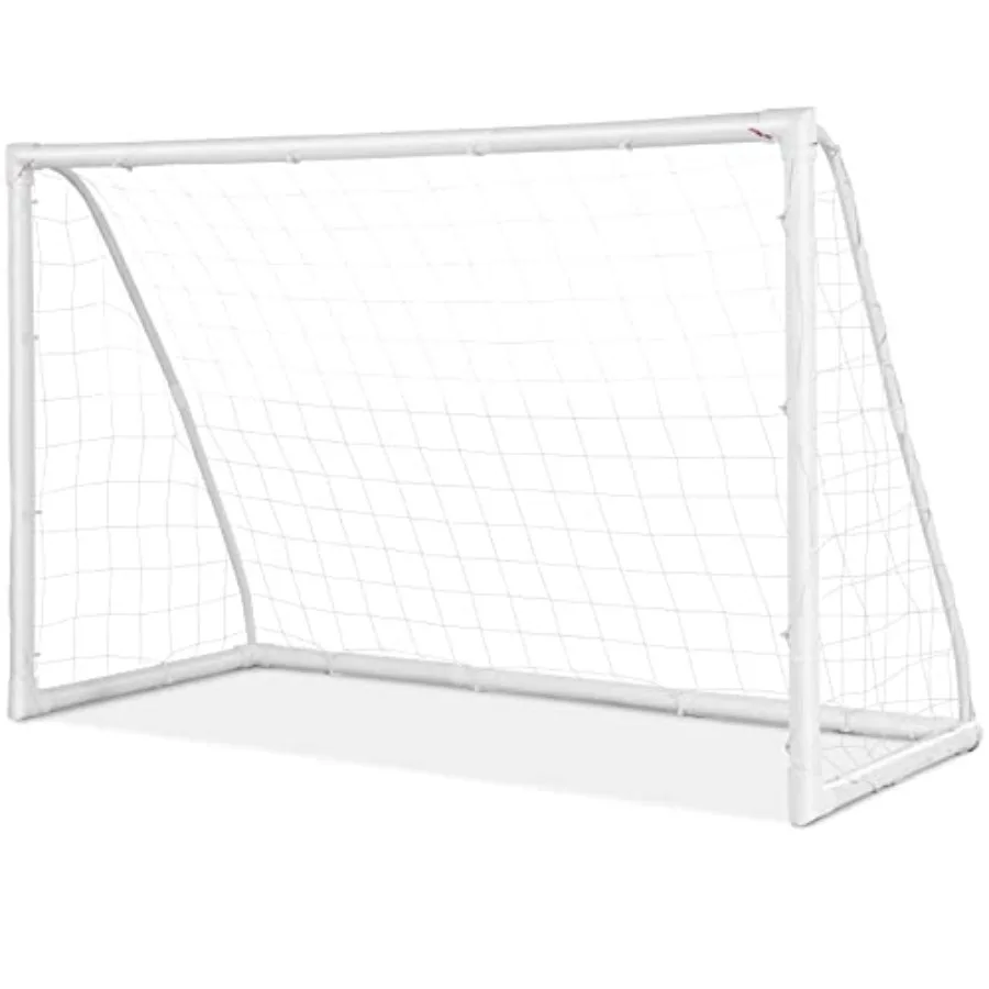Soccer Goal, 6'x4' Soccer Net with Strong UPVC Frame, Quick Set-up, High-Strength Netting, Portable Weatherproof Soccer Goals for Backyard Kids Soccer Practice Training
Soccer Goal, 6'x4' Soccer Net with Strong UPVC Frame, Quick Set-up, High-Strength Netting, Portable Weatherproof Soccer Goals for Backyard Kids Soccer Practice Training